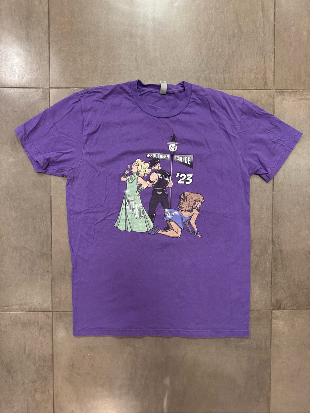 NOLA Southern Decadence 2023 Official Graphic Tee, Men’s Medium